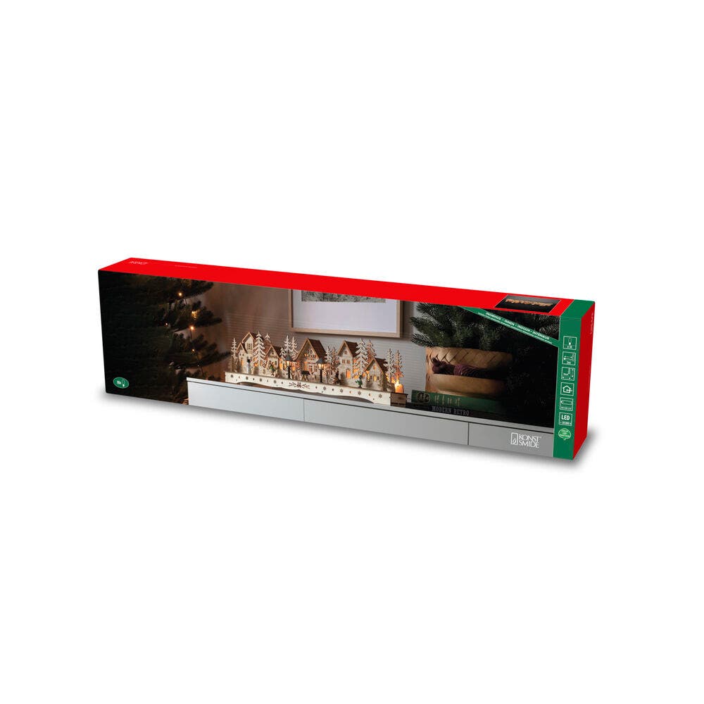 Konstsmide Wooden Village Silhouette Large