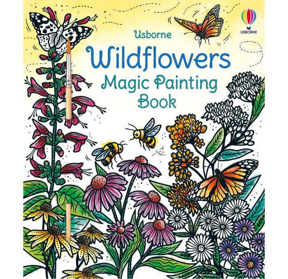 Magic Painting Wild Flowers Book