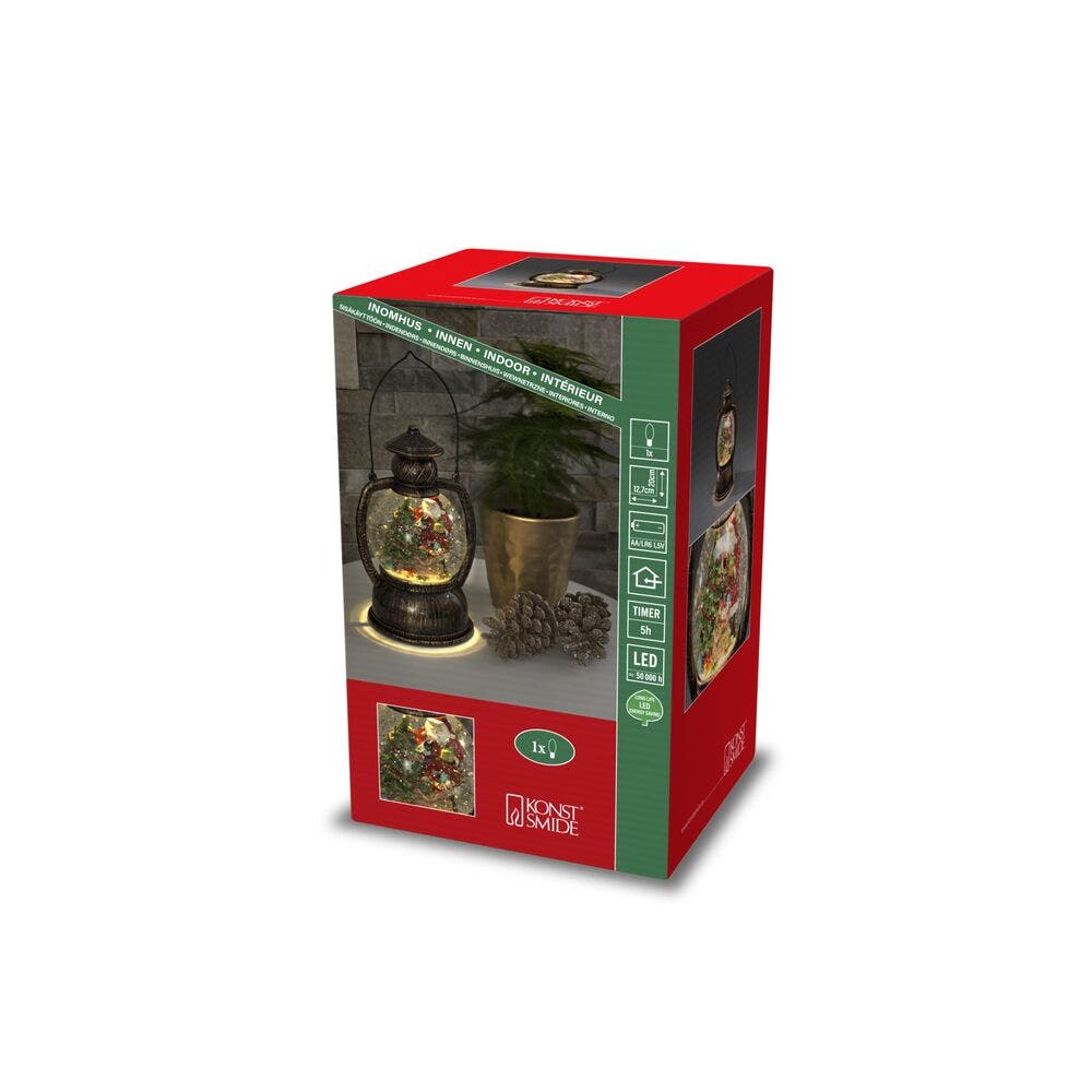 Kontsmide Water Lantern Santa LED