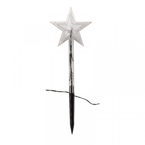 Smart Garden Star Decor Stakes - Set Of 8 - Warm White