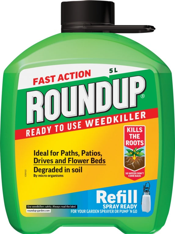 Roundup Fast Acting Pump N Go Refill 5L