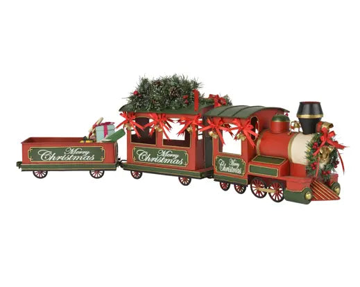 Decoris Christmas Train 92cm x 16.3cm x 30cm