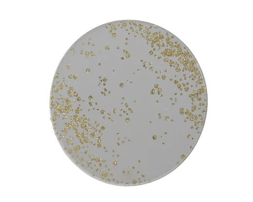 Kaemingk Plate Glass Round Silver