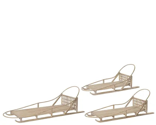 Sleigh Firwood Set Of 3