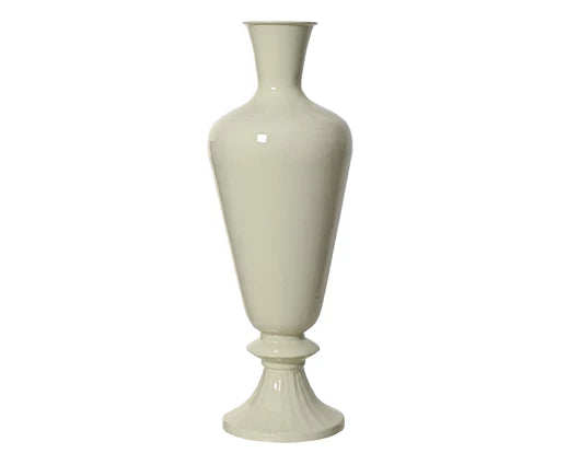 Kaemingk Vase Iron High Gloss Enamel Cream