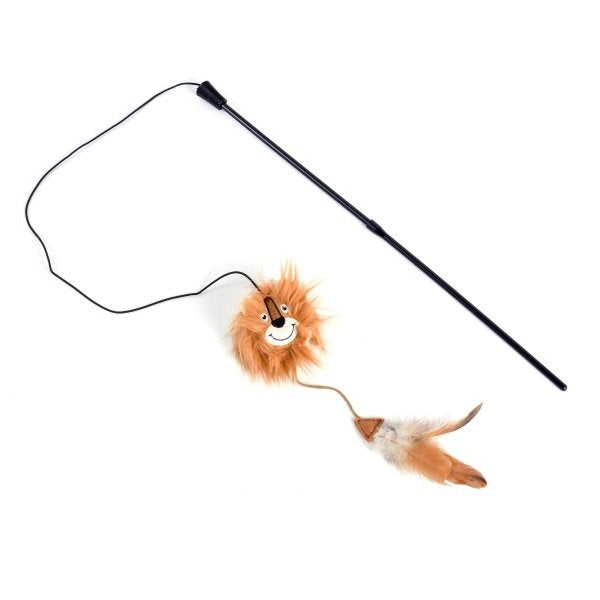Petface Catnip Lion Teaser Cat Toy