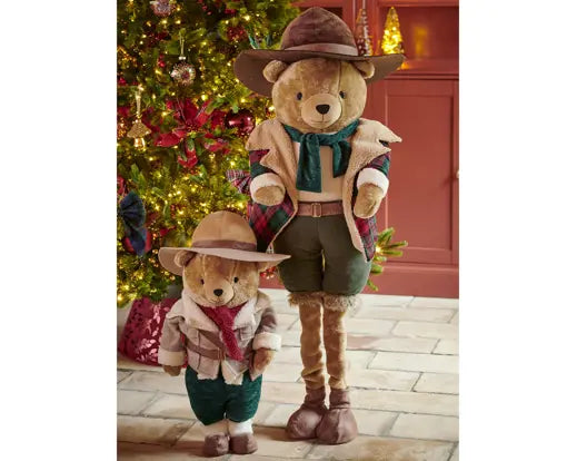 Woodland Bear Polyester Standing H117cm