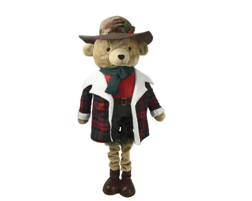 Woodland Bear Polyester Standing H117cm