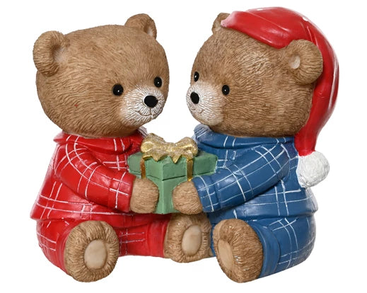Kaemingk Bear Polyresin 2 Bears Together