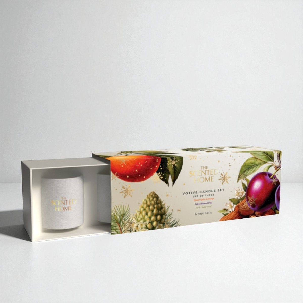 The Scented Home Festive Votive Candle Set