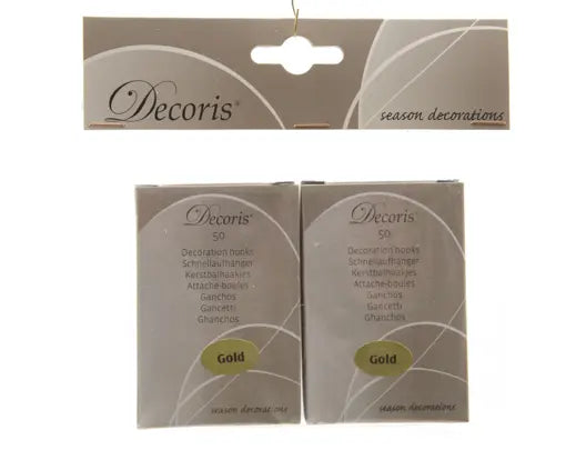 Bauble Hangers Gold Pack Of 2