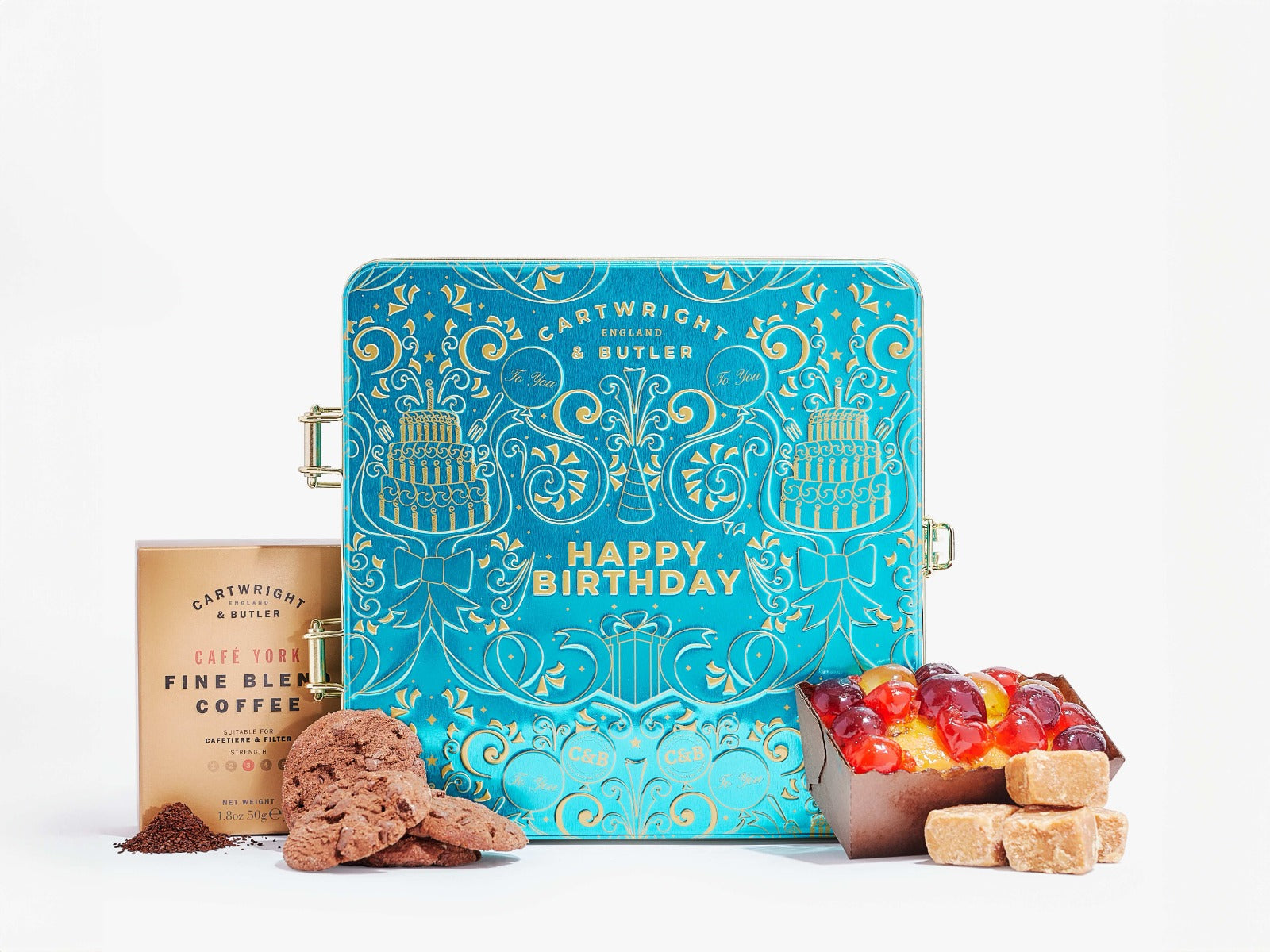 Cartwright & Butler Happy Birthday Gift Tin 510g