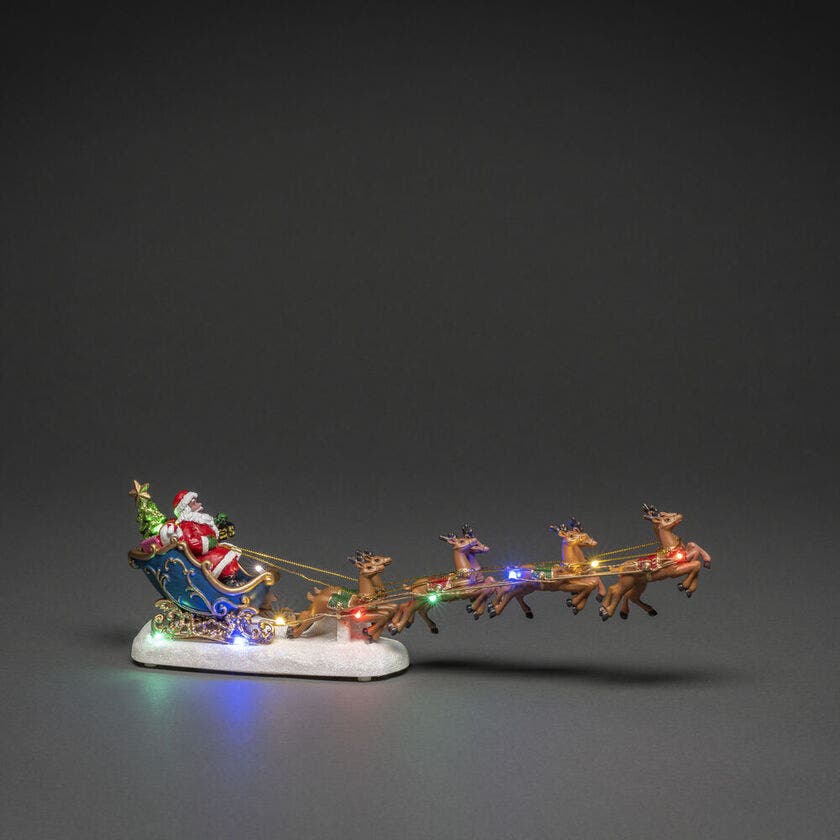 Kontsmide Fibre Optic Santa & Sledge