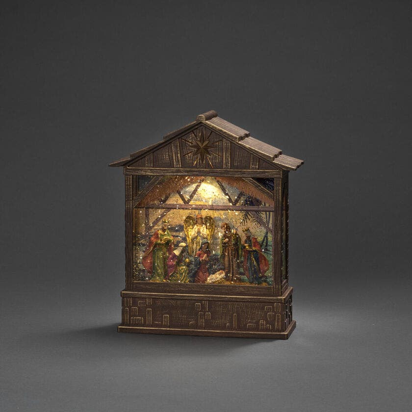 Kontsmide Water Lantern Nativity Scene