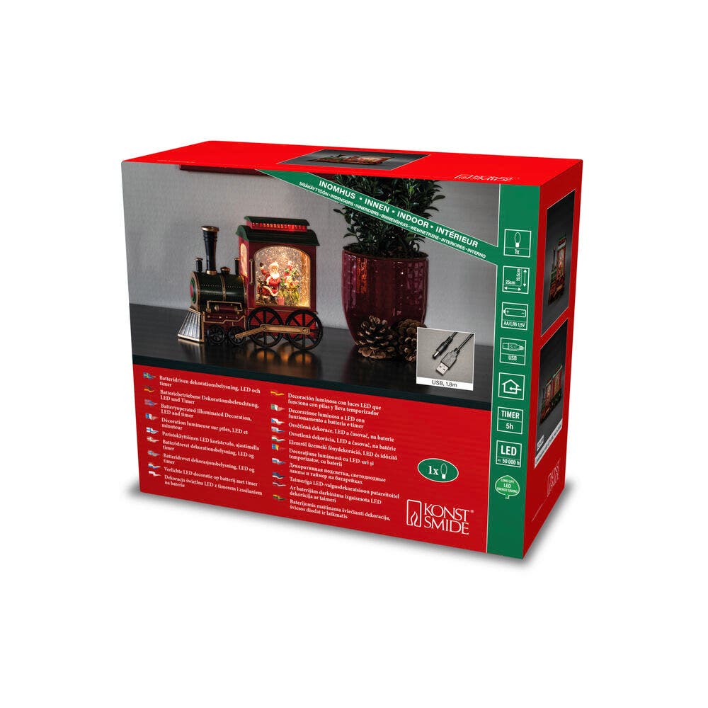 Kontsmide Water Lantern Train & Santa