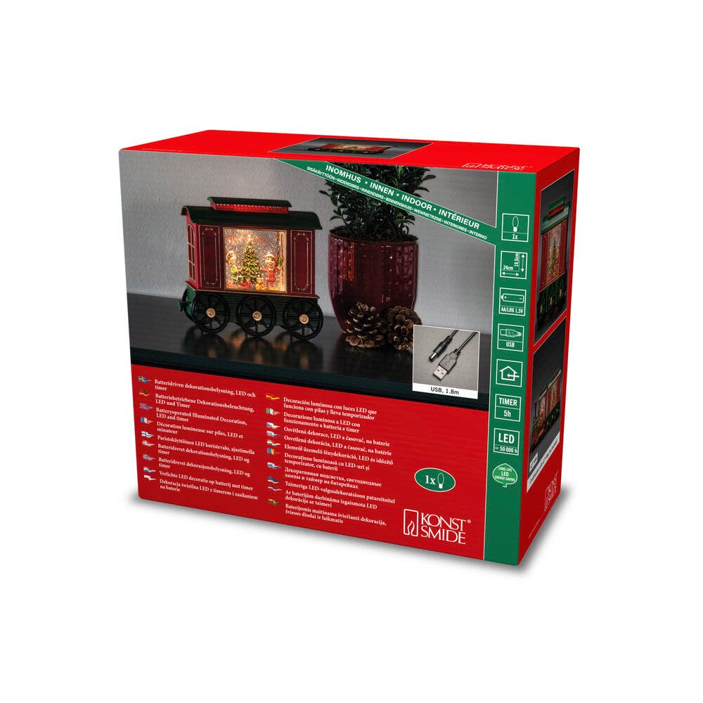 Konstsmide Water Lantern Train Carriage