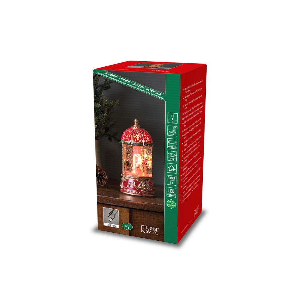 Kontsmide Lantern with Carousel LED