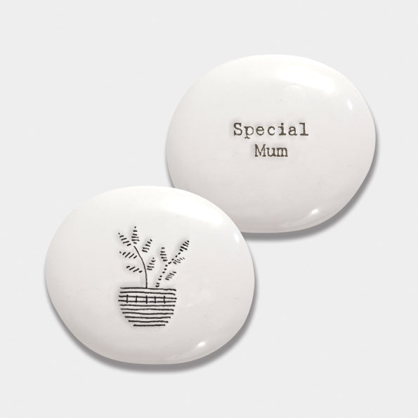 East of India Porcelain Pebble "Special Mum"