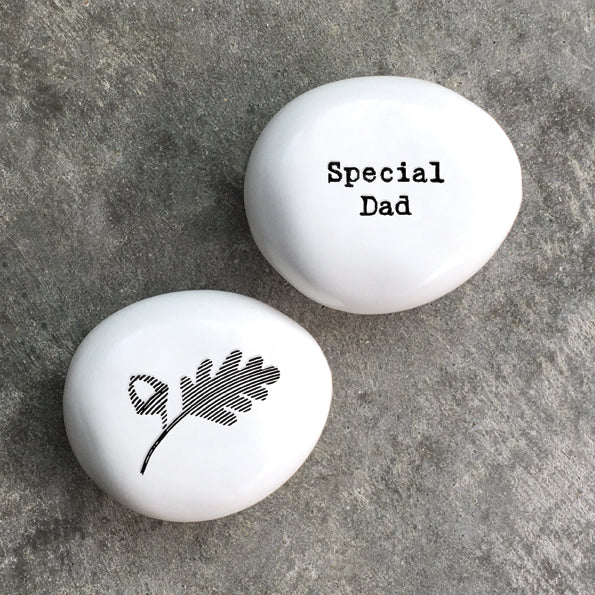 East of India Porcelain Pebble "Special Dad"