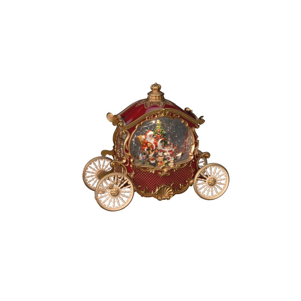 Kontsmide Old Style Wagon With Santa Timer