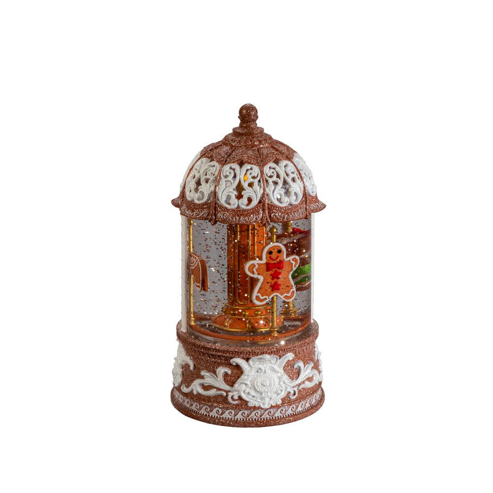 Kontsmide Water Lantern Carousel Gingerbread LED