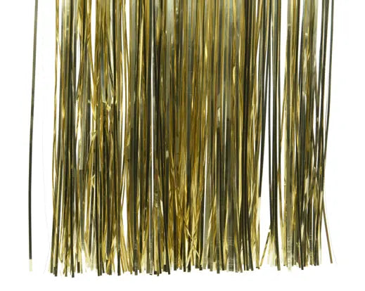 Decoris Tinsel Shiny Light Gold 50cm x 40cm