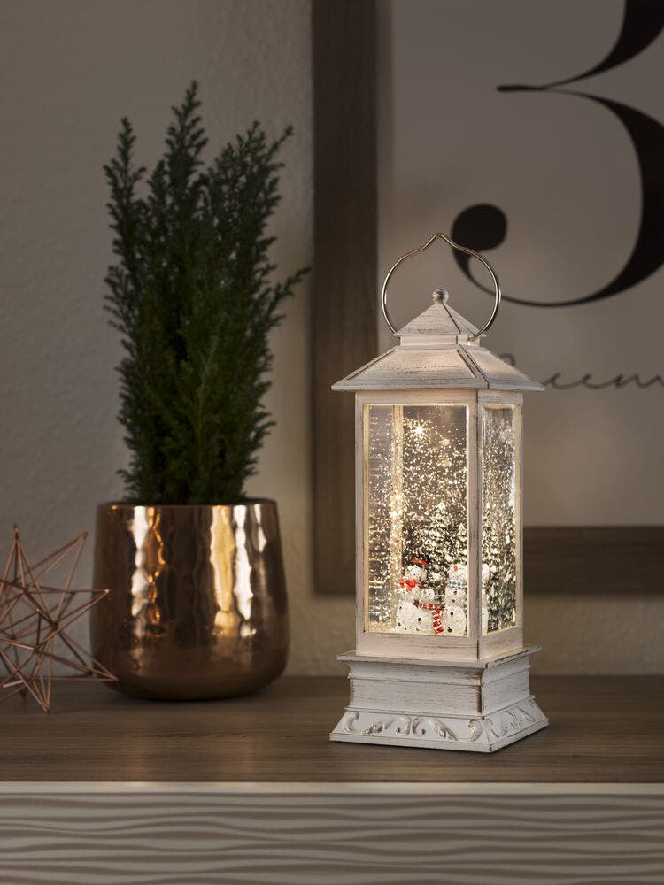 Konstsmide Water Lantern White Snowman LED