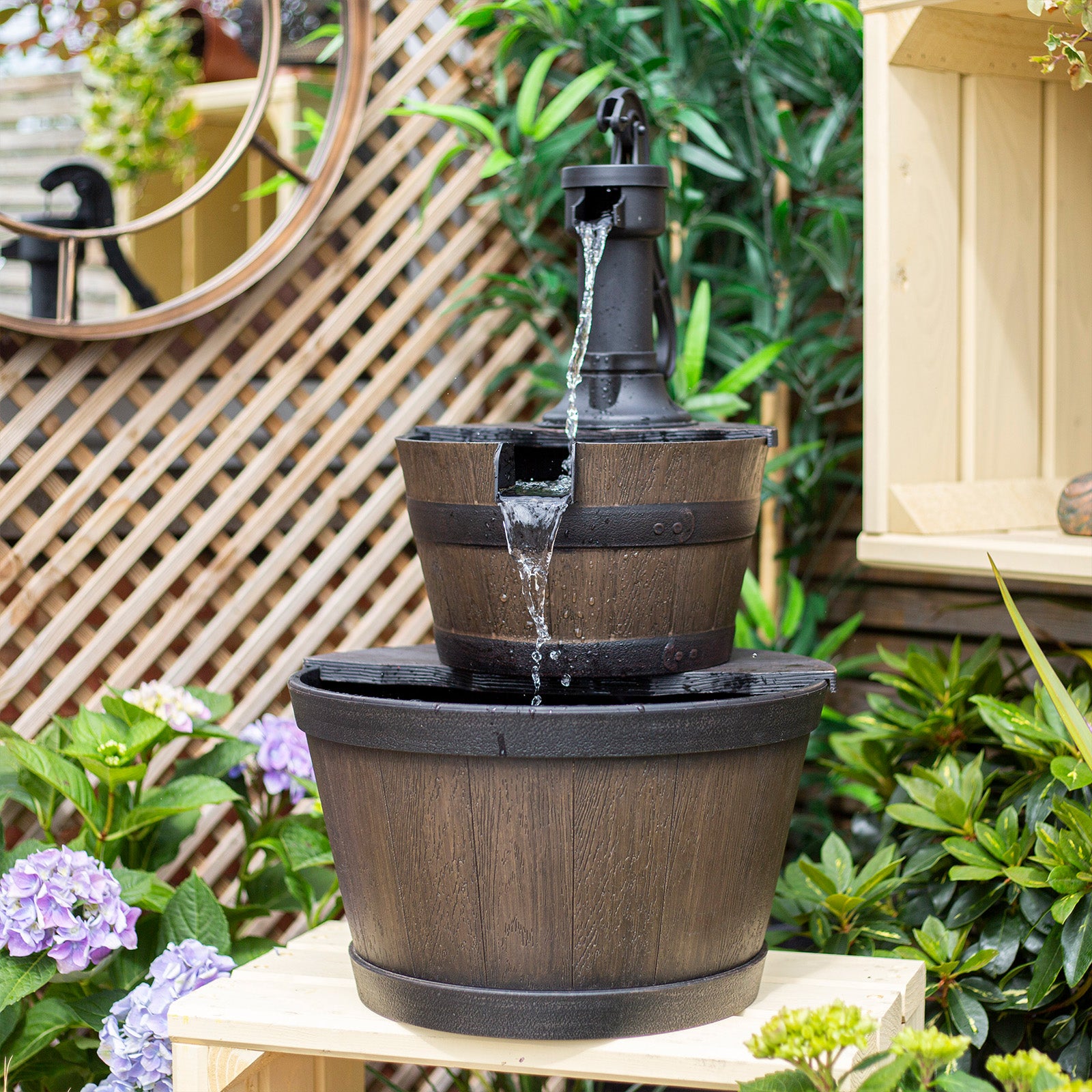 Easy Fountain Whiskey Bowls Mains Water Feature