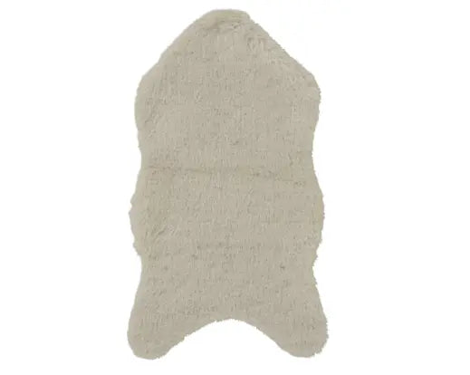 Rug Faux Fur Long Fur White