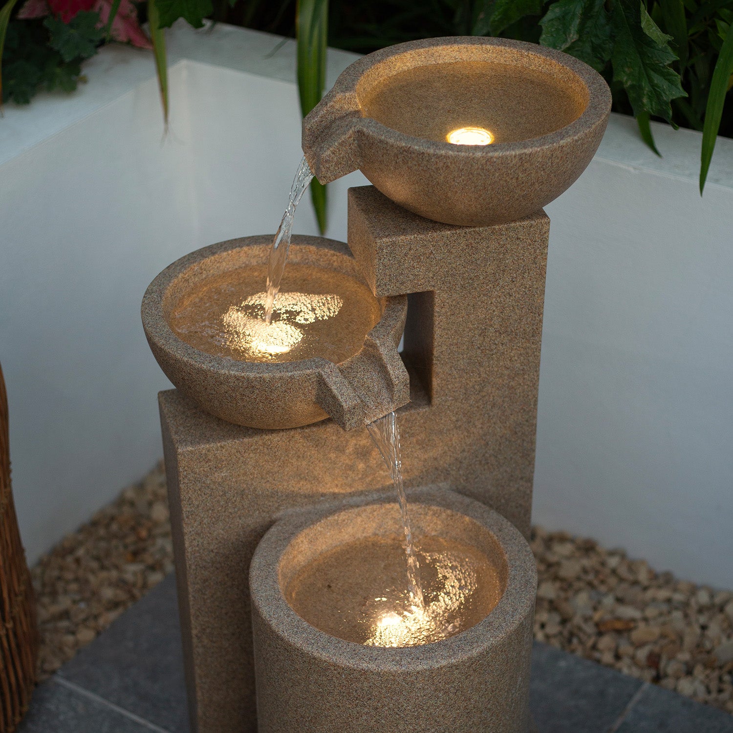 Easy Fountain Dune Falls LED Mains Water Feature