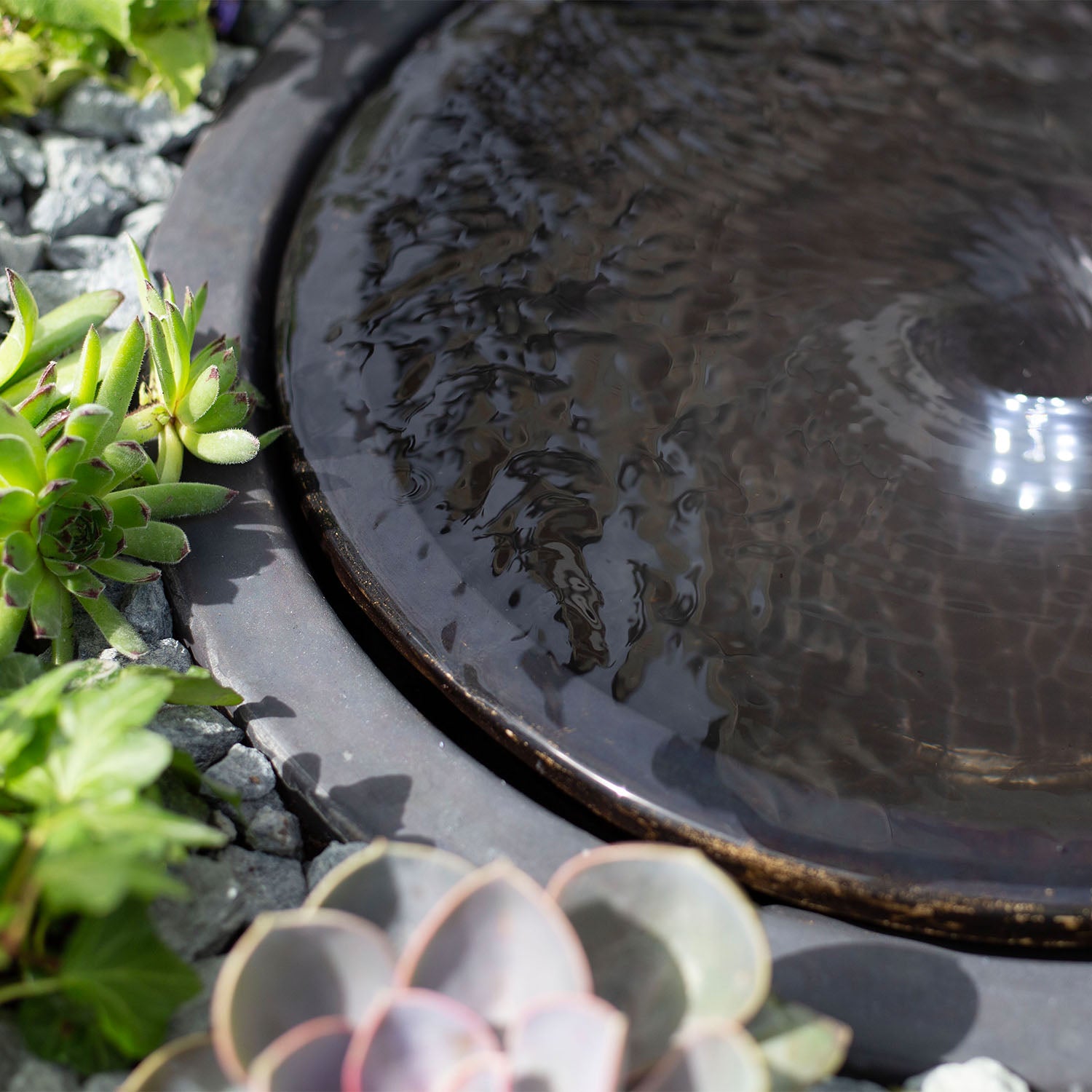 Easy Fountain Vortex Pool with Planter Mains Water Feature