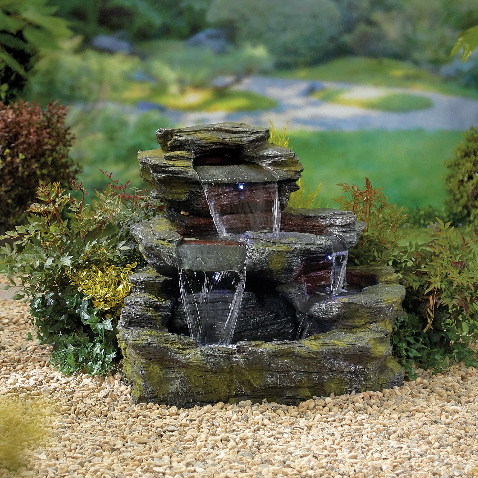 Easy Fountain Garda Falls Mains Water Feature
