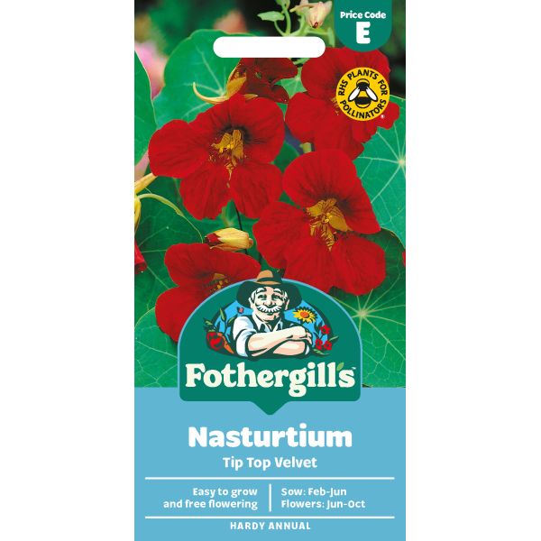 Mr Fothergills Nasturtium Tip Top Velvet