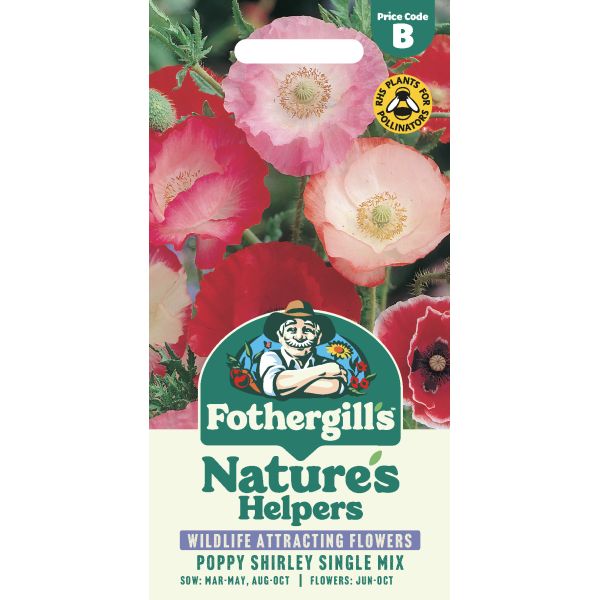Mr Fothergills Natures Helpers Poppy Shirley Single Mix
