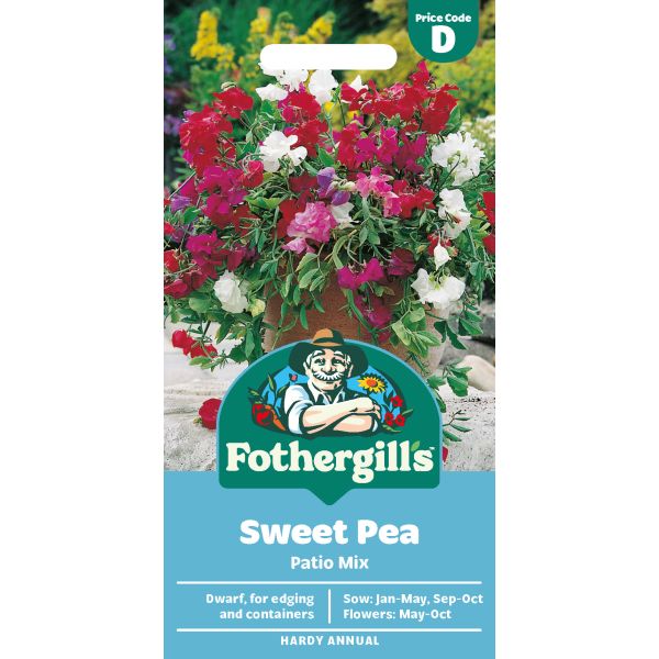 Mr Fothergills Sweet Pea Patio Mix