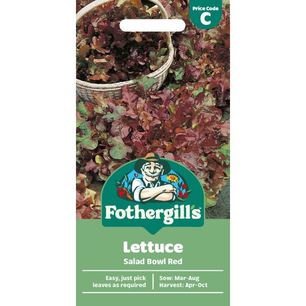 Mr Fothergills Lettuce Salad Bowl Red