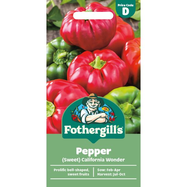 Mr Fothergills Pepper (Sweet) California Wonder