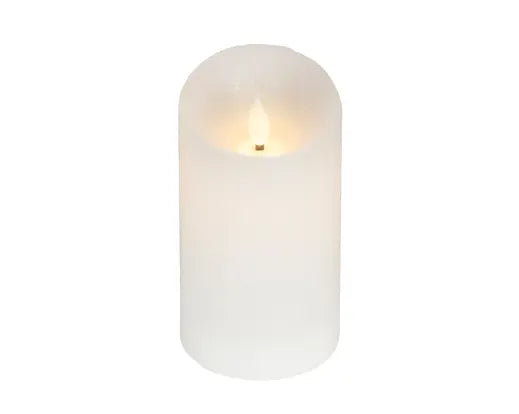 Lumineo LED Realistic Waving Candle Wax Fire Flame Effect Indoor White & Warm White 13.5cm