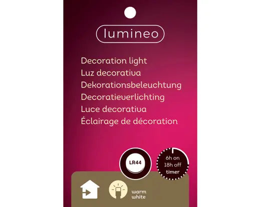 Lumineo Owl Hanging Decoration Light Up Micro LED 10.5cm