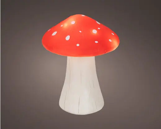 Lumineo Illuminated Micro LED Mushroom 18cm