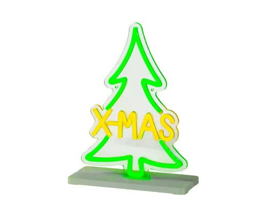 Lumineo Neon 'X-Mas Tree' Sign 32cm