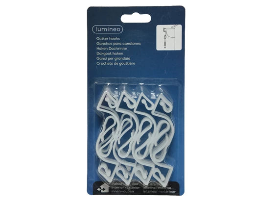 Lumineo Gutter Hooks 16 Pack