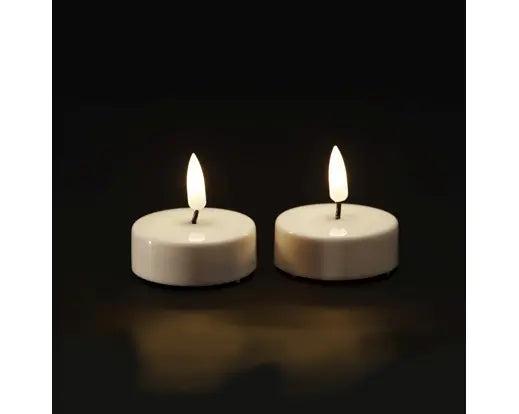 LED Tealight Plastic BO Dia.6cm 2pk