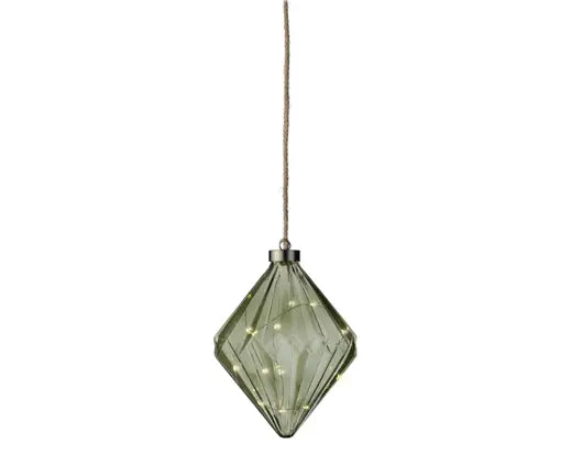 Micro LED Diamond Battery Green/Warm White Dia.16cm