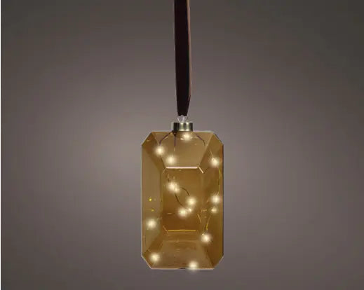 Micro LED Figure Steady Battery Operated Brown & Warm White H17cm