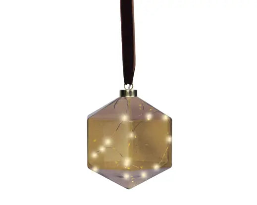 Micro LED Figure Steady Battery Operated Brown & Warm White Dia.15cm