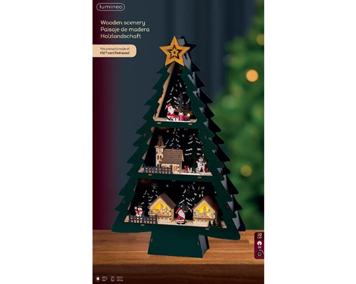 Lumineo LED Scenery Plywood Tree 55cm