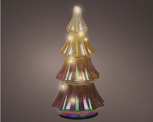 Kaemingk Micro LED Tree Glass Brown & Warm White