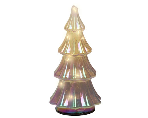 Kaemingk Micro LED Tree Glass Brown & Warm White
