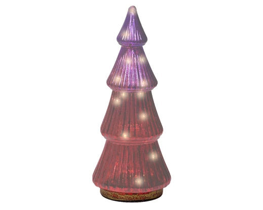 Kaemingk Micro LED Tree Glas Pink & Warm White